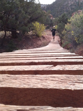 Wooden bridge on the Thor's Hideout trail